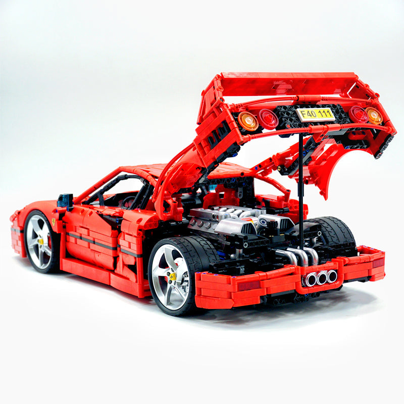 Ferrari F40 - 1:8 Scale Building Set – Brickmotiv
