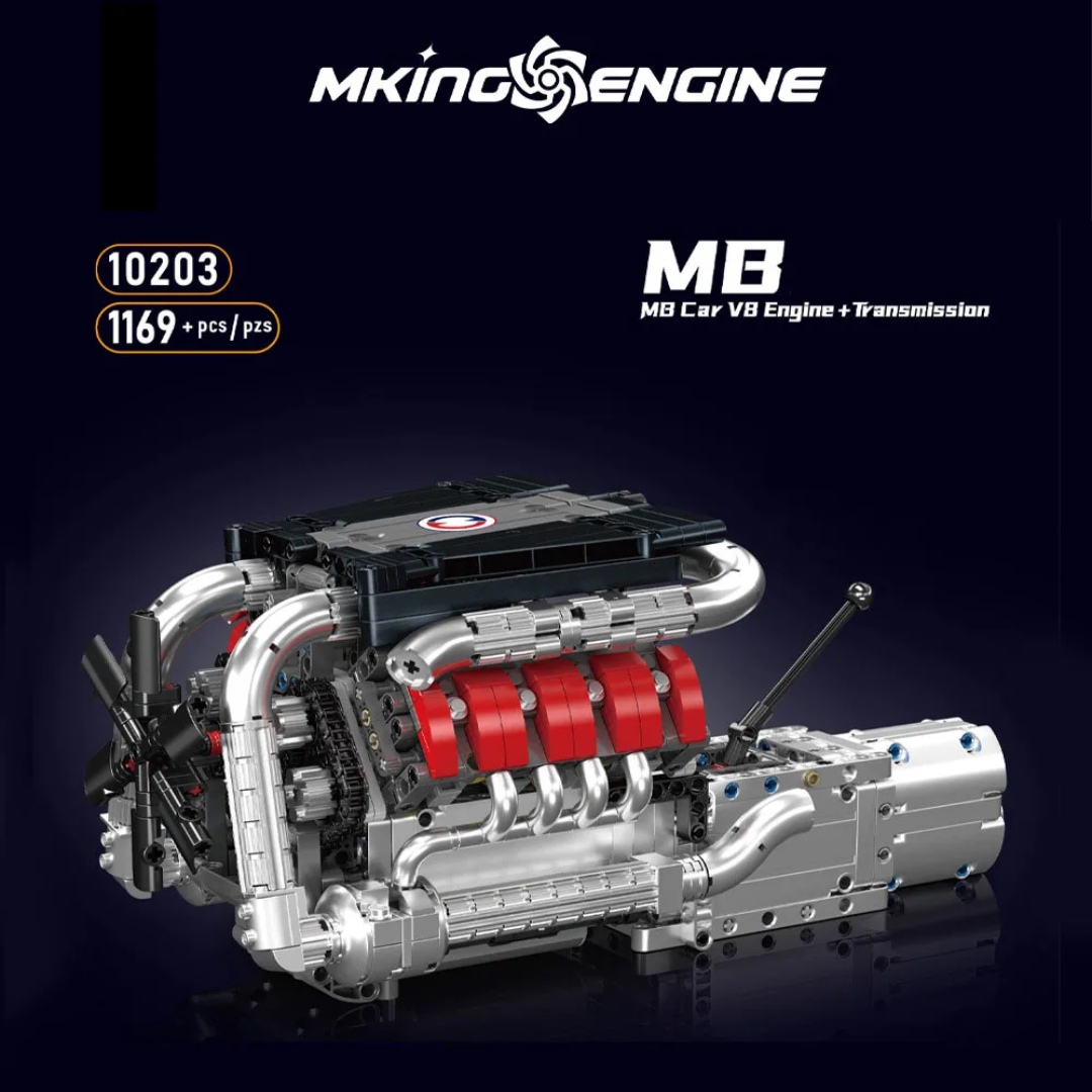 M Power V8 Car Engine