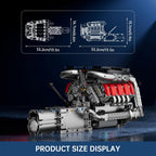 M Power V8 Car Engine