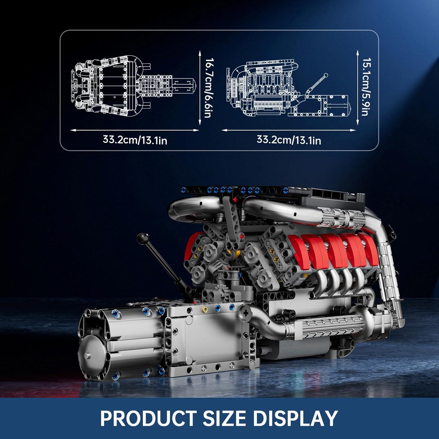 M Power V8 Car Engine