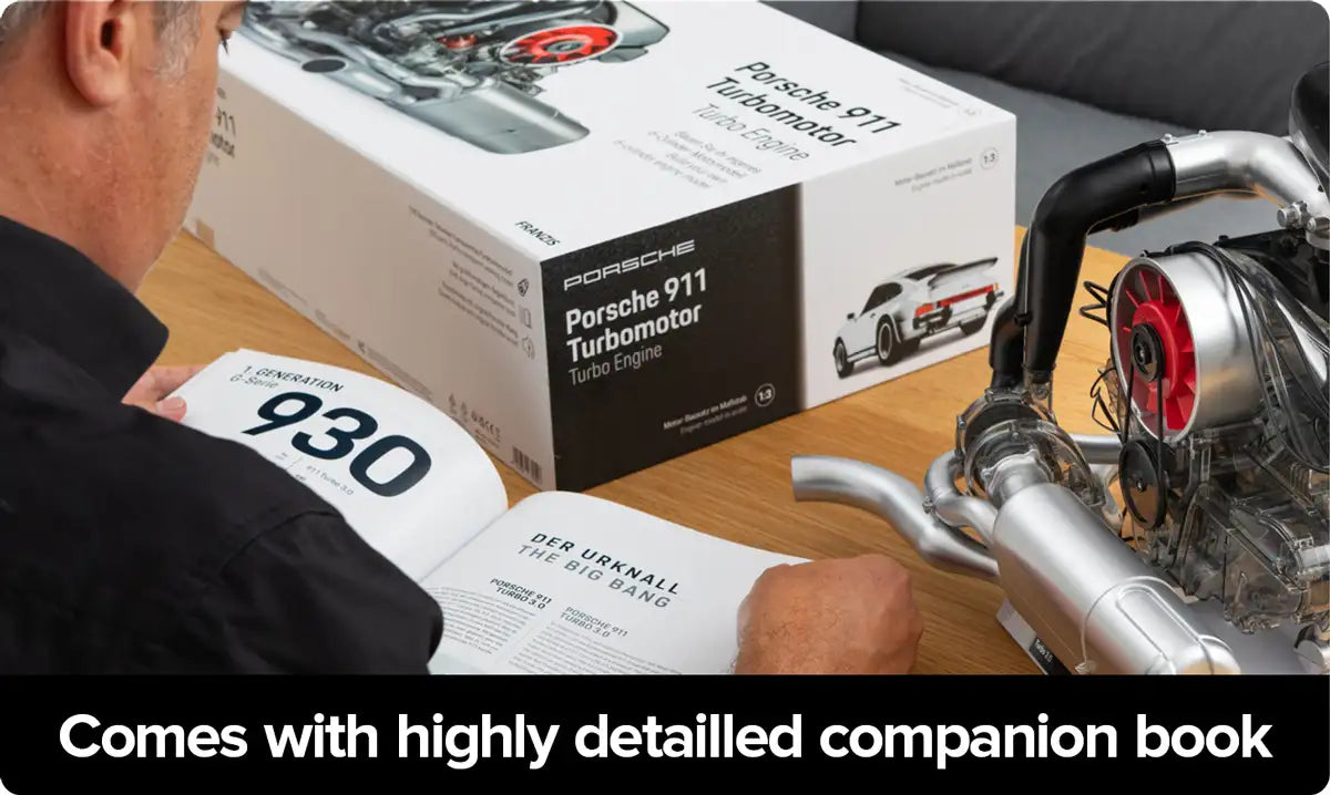 Franzis Porsche 911 Turbo Model Engine Kit 1:3 Scale