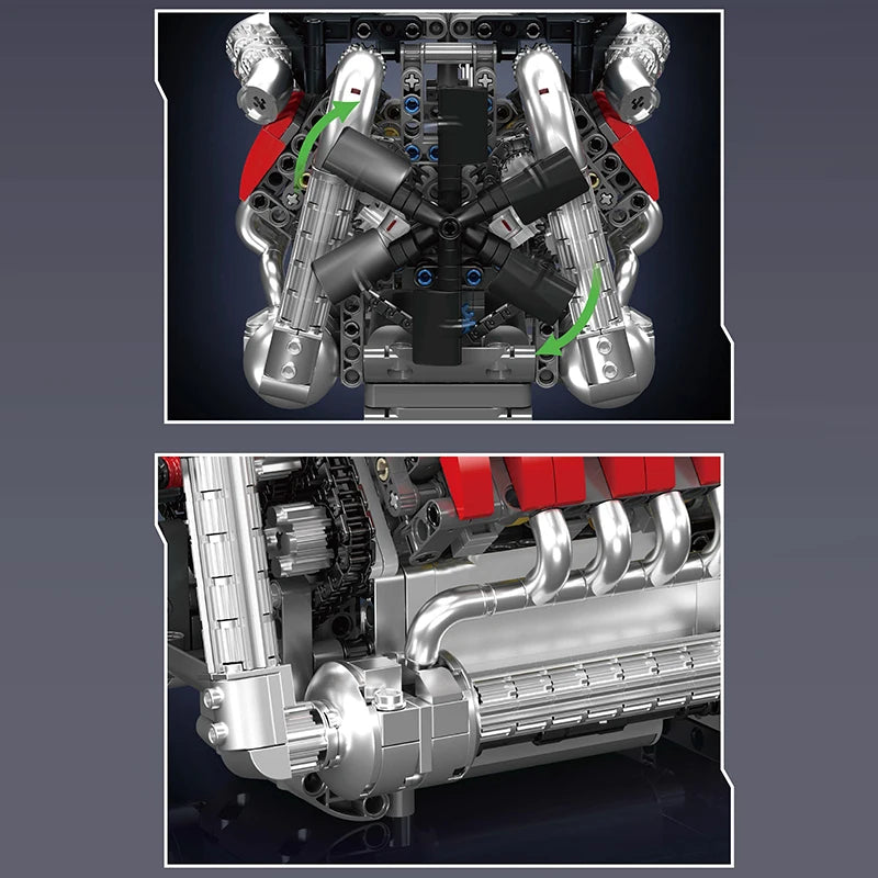 M Power V8 Car Engine